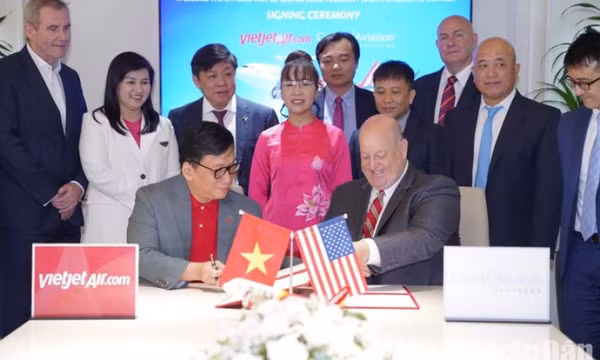 Vietjet và Tập đoàn Carlyle ký tài trợ tàu bay trị giá 550 triệu USD