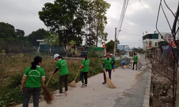 Phụ nữ Đông Xá: Chung tay bảo vệ môi trường