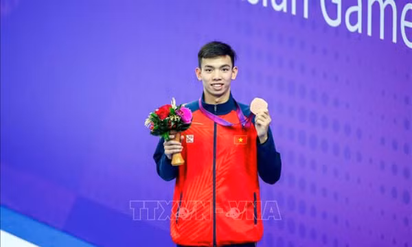 'Kình ngư' Huy Hoàng quyết tâm lọt Top 8 tại Olympic 2024