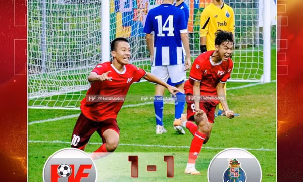 PVF hạ Porto, giành HC đồng giải U16 quốc tế