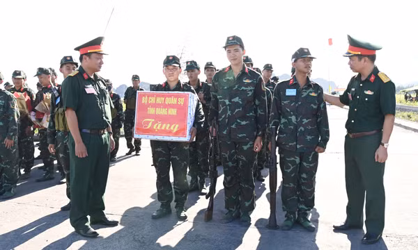 Ghi nhận từ đợt diễn tập khu vực phòng thủ huyện, thành phố năm 2023