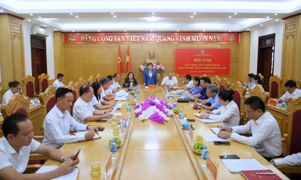 Hội nghị lấy ý kiến góp ý hồ sơ dự án Luật Tổ chức Tòa án nhân dân (sửa đổi)