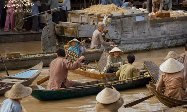 Đại cảnh chợ nổi miền Tây tốn tiền tỉ của phim Đất rừng Phương Nam