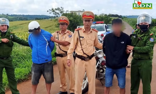 Tóm gọn hai đối tượng cướp giật tài sản người dân sau hơn 2 giờ gây án