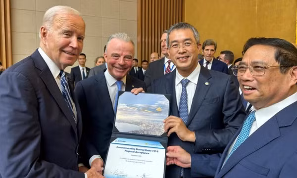 Boeing chào bán 50 máy bay 737 MAX cho Vietnam Airlines