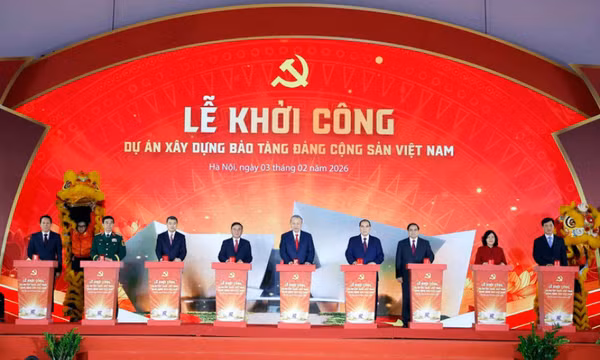 Tổng Bí thư Tô Lâm dự lễ khởi công xây dựng Bảo tàng Đảng Cộng sản Việt Nam