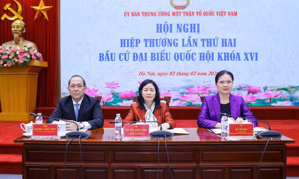 Thống nhất danh sách 217 người ở Trung ương được giới thiệu ứng cử đại biểu Quốc hội khóa XVI