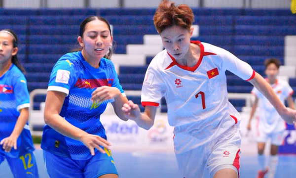 Futsal nữ Việt Nam thắng 2-0 Philippines