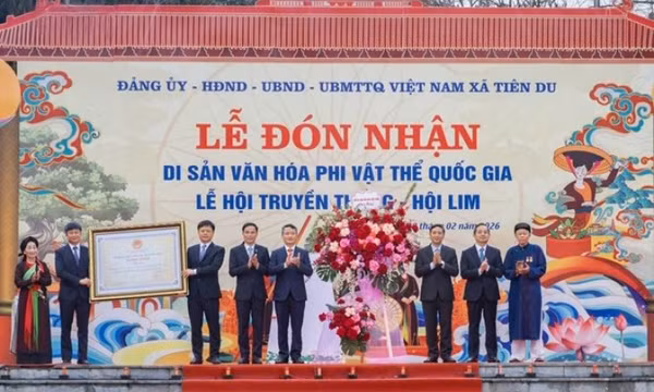 Hội Lim đón nhận danh hiệu Di sản văn hoá phi vật thể Quốc gia
