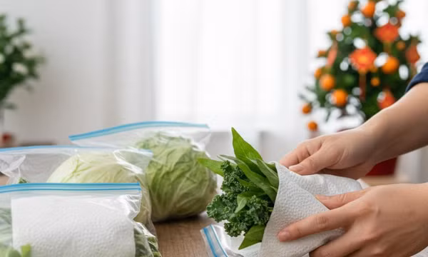 Cách bảo quản rau xanh không bị héo, nẫu trong ngày Tết