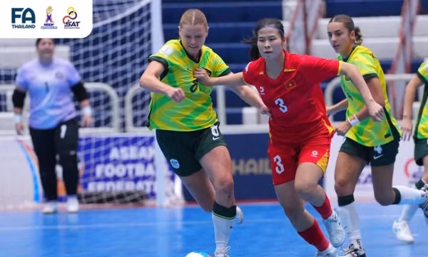 Futsal nữ Việt Nam thua ‘sốc’ Úc tại giải vô địch Đông Nam Á