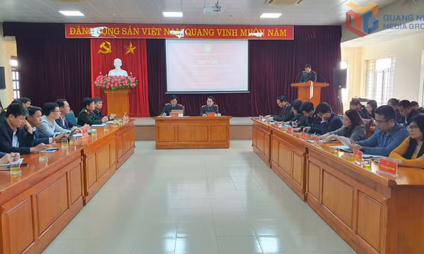 Công bố quyết định thanh tra công tác quản lý, cấp phép, khai thác khoáng sản