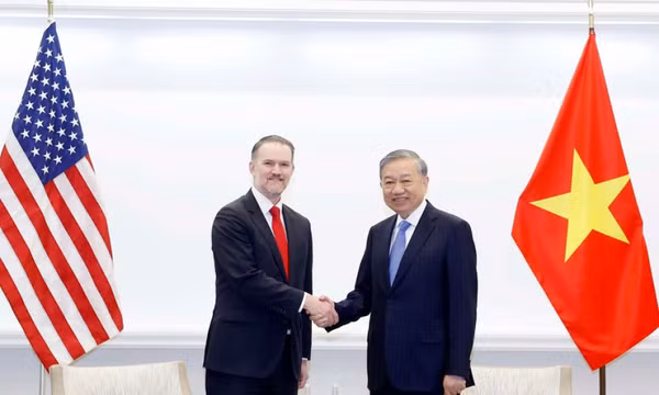 Tổng Bí thư Tô Lâm tiếp Trưởng đại diện Thương mại Hoa Kỳ Jamieson Greer
