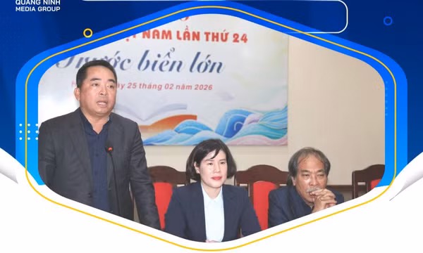 Theo dòng thời sự 25/2/2026 Ngày Thơ Việt Nam 2026 tại Quảng Ninh: Mang thi ca từ sân khấu đến các trường học, nhà máy