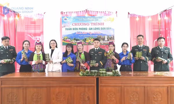 Đồn Biên phòng Bắc Sơn tổ chức chương trình “Xuân Biên phòng - Ấm lòng dân bản”  