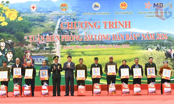 Chương trình “Xuân biên phòng ấm lòng dân bản năm 2026” tại các xã biên giới
