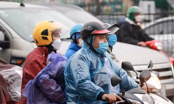 Thời tiết hôm nay 12/2: Bắc Bộ mưa phùn, Nam Bộ mưa trái mùa