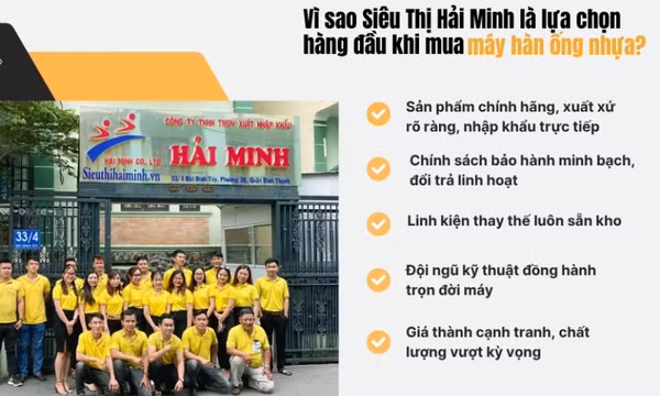 Dự án thi công lớn đều dùng máy hàn ống Hải Minh, tại sao?