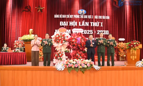 Đảng bộ Ban Chỉ huy phòng thủ khu vực 3 - Đặc khu Vân Đồn tổ chức Đại hội lần thứ I, nhiệm kỳ 2025-2030