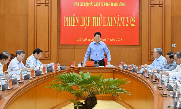 Chủ tịch nước Lương Cường chủ trì họp Ban chỉ đạo Cải cách tư pháp Trung ương
