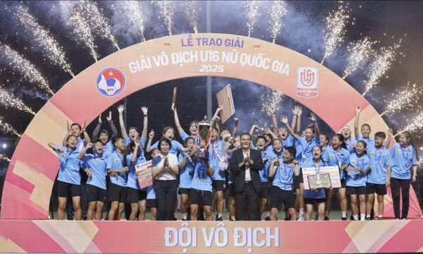 Hà Nội bảo vệ thành công ngôi vô địch Giải bóng đá nữ U16 Quốc gia 2025