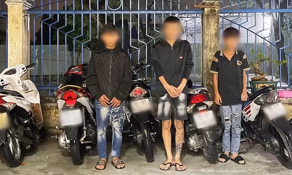 Công an Hội An Tây triệt xóa băng trộm 'nhí' gây 8 vụ trộm xe máy