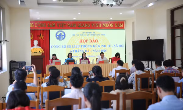 Họp báo công bố số liệu thống kê kinh tế - xã hội tỉnh 6 tháng đầu năm 2025
