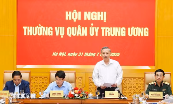 Tổng Bí thư Tô Lâm chủ trì Hội nghị Thường vụ Quân ủy Trung ương