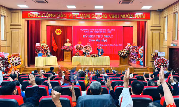 Hội nghị BTV, BCH và Kỳ họp thứ nhất HĐND phường Cửa Ông, nhiệm kỳ 2021-2026, tháng 7-2025