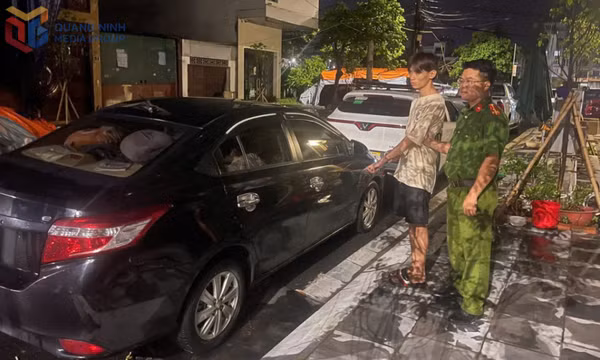 Công an phường Hạ Long bắt giữ đối tượng trộm cắp tài sản trong xe ô tô