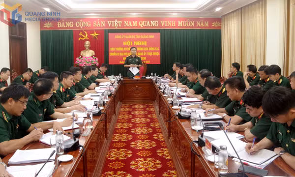 Thường vụ Đảng ủy Quân sự tỉnh thông qua công tác chuẩn bị đại hội của các đảng ủy trực thuộc