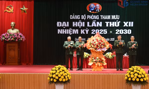 Đại hội Đảng bộ Phòng Tham mưu (Đảng bộ Quân sự tỉnh Quảng Ninh) lần thứ XII, nhiệm kỳ 2025-2030