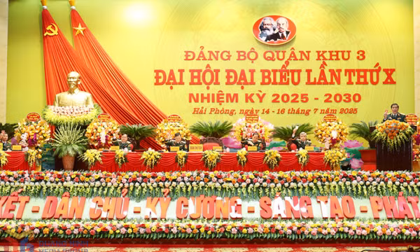 Đại hội đại biểu Đảng bộ Quân khu 3 lần thứ X, nhiệm kỳ 2025-2030