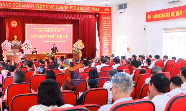 Hội nghị BTV, BCH và Kỳ họp thứ nhất HĐND phường An Sinh, nhiệm kỳ 2021-2026, tháng 7-2025