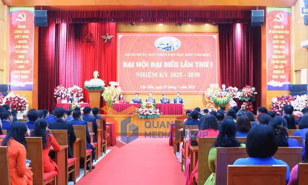 Đại hội Đảng bộ UBND Đặc khu Vân Đồn lần thứ I, nhiệm kỳ 2025 - 2030, tháng 7-2025
