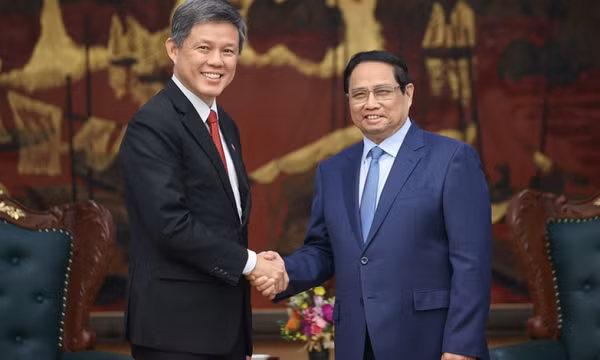 Thủ tướng tiếp Phó Tổng Thư ký Đảng Hành động Nhân dân, Bộ trưởng Singapore