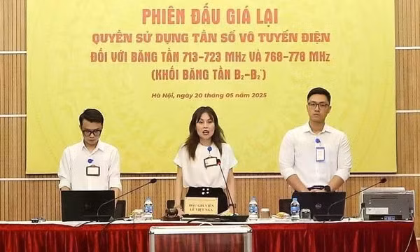 Đấu giá thành công khối băng tần B2-B2’