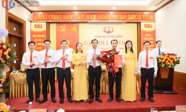 Đại hội Đảng bộ Sở Tài chính tỉnh lần thứ I, nhiệm kỳ 2025-2030