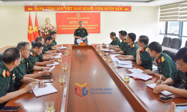 Hội Cựu chiến binh tỉnh lấy ý kiến về sửa đổi Hiến pháp năm 2013
