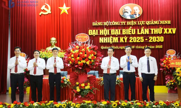 Đại hội đại biểu Đảng bộ Công ty Điện lực Quảng Ninh lần thứ XXV