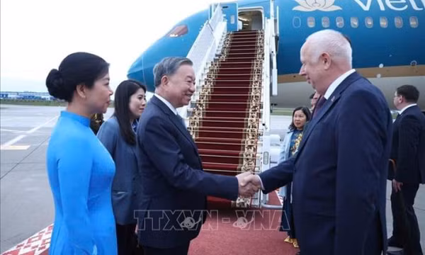 Tổng Bí thư Tô Lâm và Phu nhân kết thúc tốt đẹp chuyến thăm cấp Nhà nước Cộng hòa Belarus