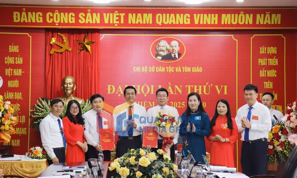 Đại hội Chi bộ Sở Dân tộc và Tôn giáo lần thứ VI, nhiệm kỳ 2025-2030