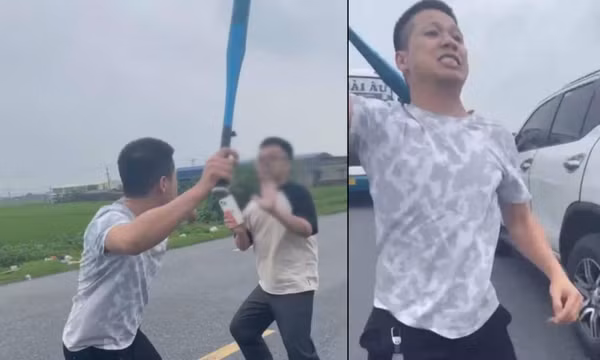 Tình huống pháp lý vụ tài xế dùng gậy bóng chày đánh người ở Thái Bình