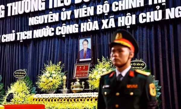 Hơn 650 đoàn trong nước và quốc tế viếng nguyên Chủ tịch nước Trần Đức Lương
