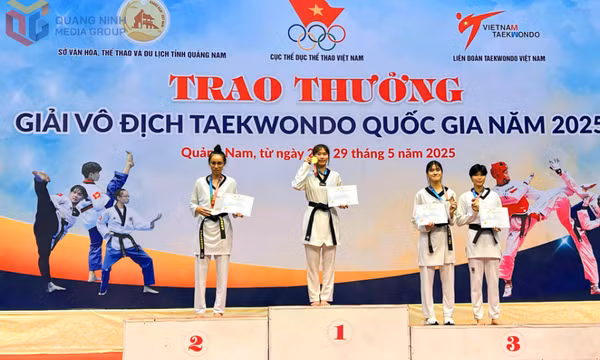 Quảng Ninh xuất sắc giành HCV Giải Vô địch Taekwondo Quốc gia 2025
