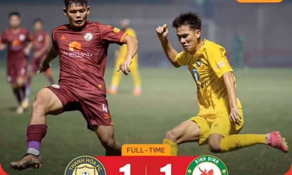 Vũ Minh Tuấn giúp CLB Bình Định thoát khỏi vị trí chót bảng V-League