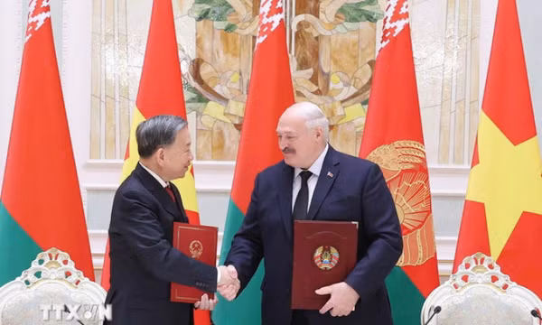Việt Nam-Belarus chính thức thiết lập quan hệ Đối tác chiến lược