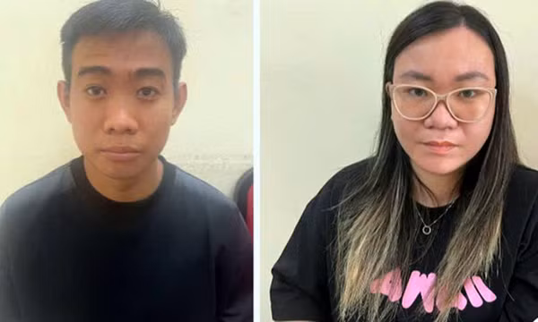 Bắt giữ cặp vợ chồng ở Hà Nội chuyên 'móc cốp' xe máy trộm tài sản