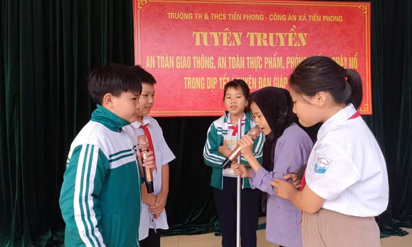 Văn hóa giao thông bắt đầu từ ý thức học sinh