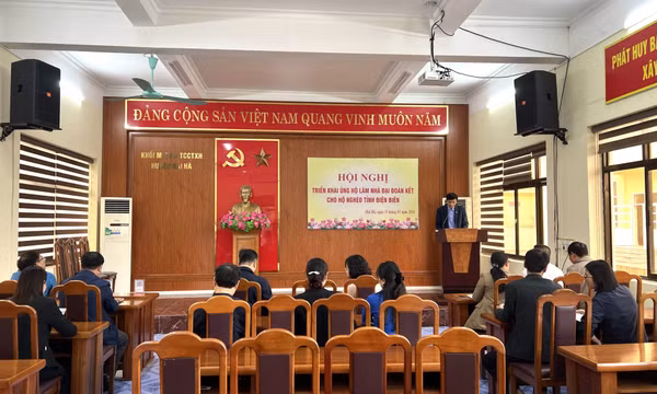 Hải Hà triển khai ủng hộ làm Nhà đại đoàn kết cho hộ nghèo tỉnh Điện Biên